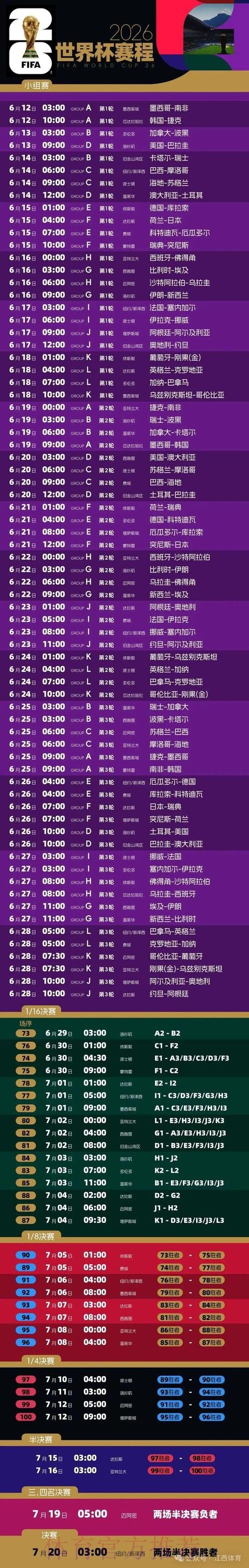 2026世界杯比分实时官方